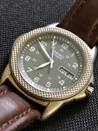 RARE UNIQUE Men s Vintage Watch SEIKO 7N43 6B20. Nice Looking