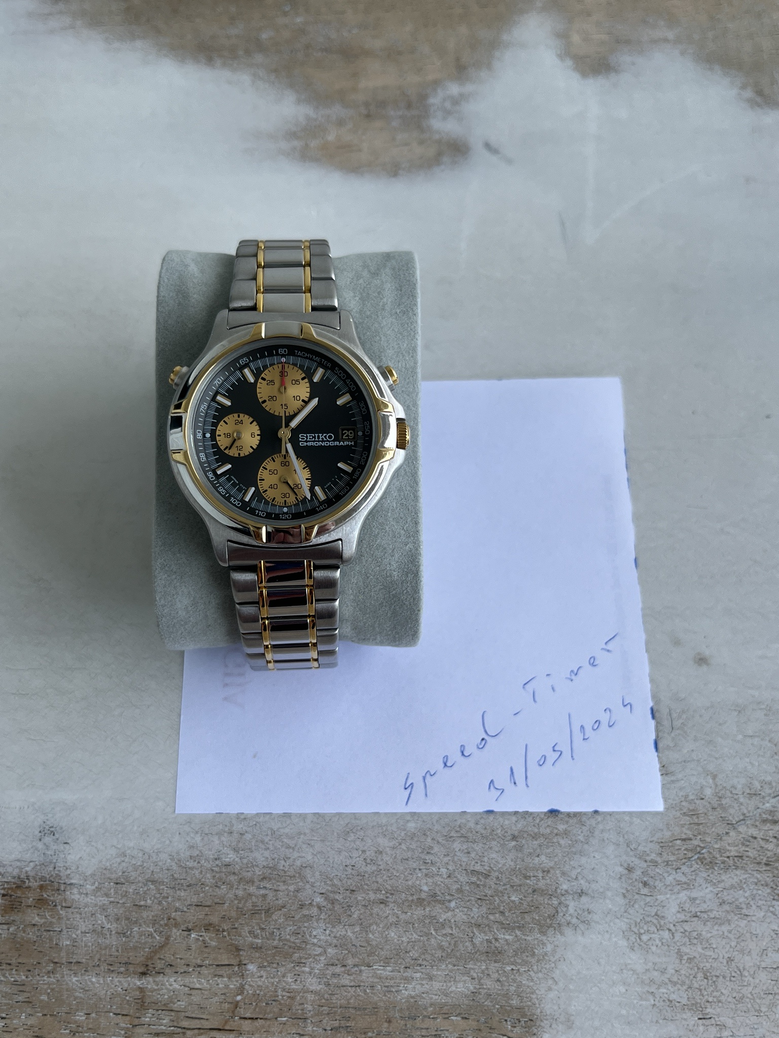 CA0704005 ○ SEIKO セイコー 7T27-6A50 クォーツ 三針 ラウンド 