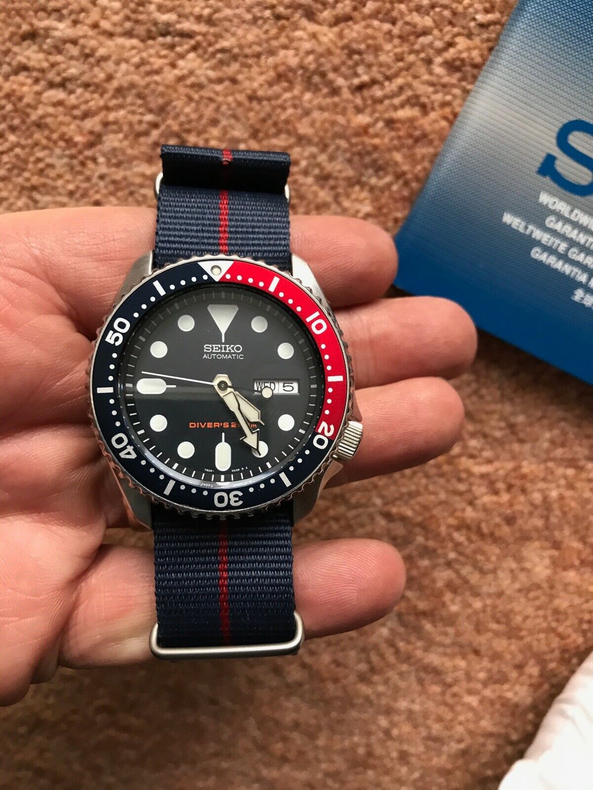 seiko skx009 nato strap