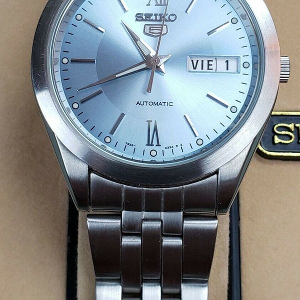 Authentic Vintage Seiko 5 Mens Automatic 7S26-0420 Watch with Blue Face |  WatchCharts