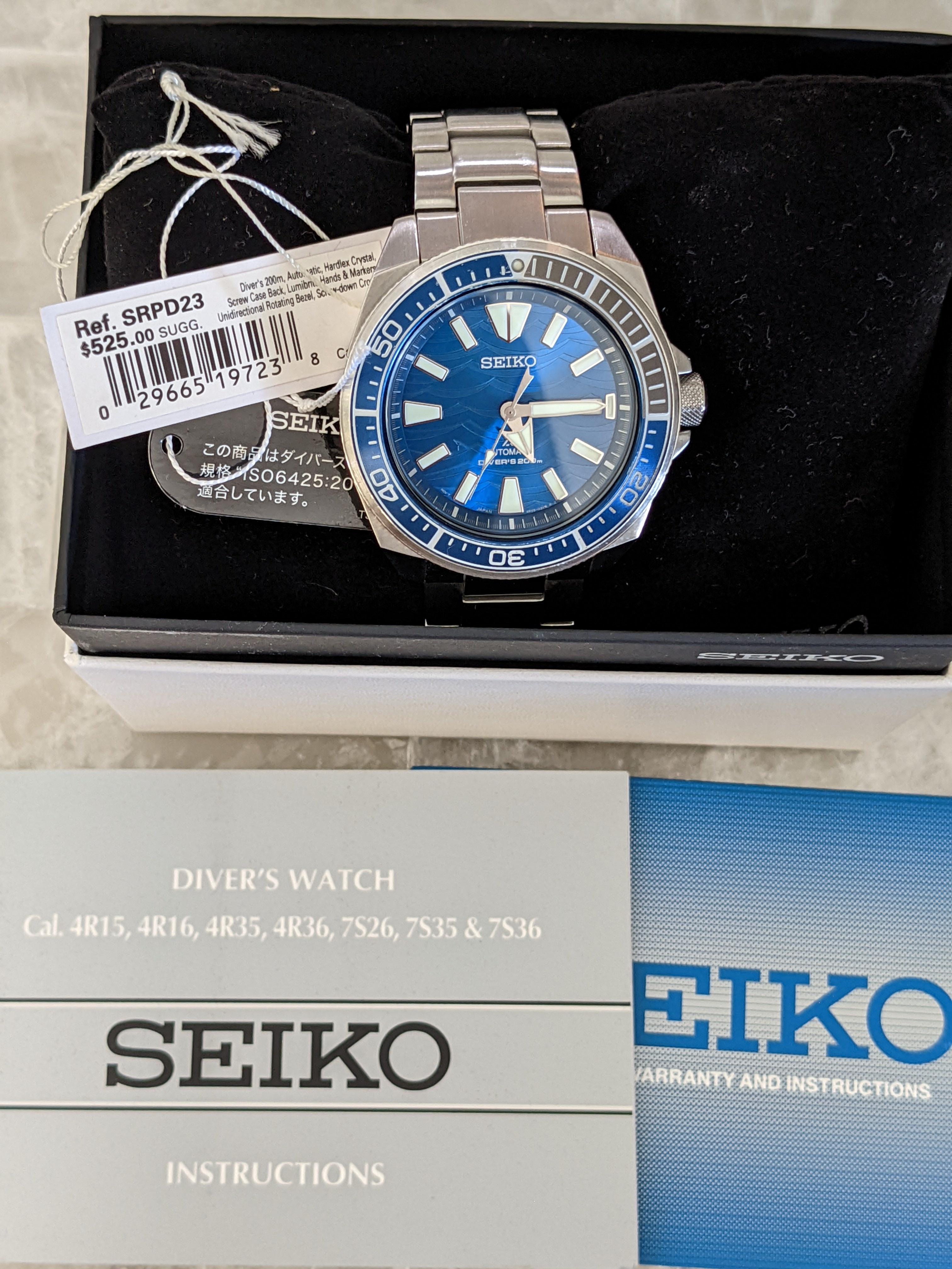 [WTS] Seiko SRPD23 