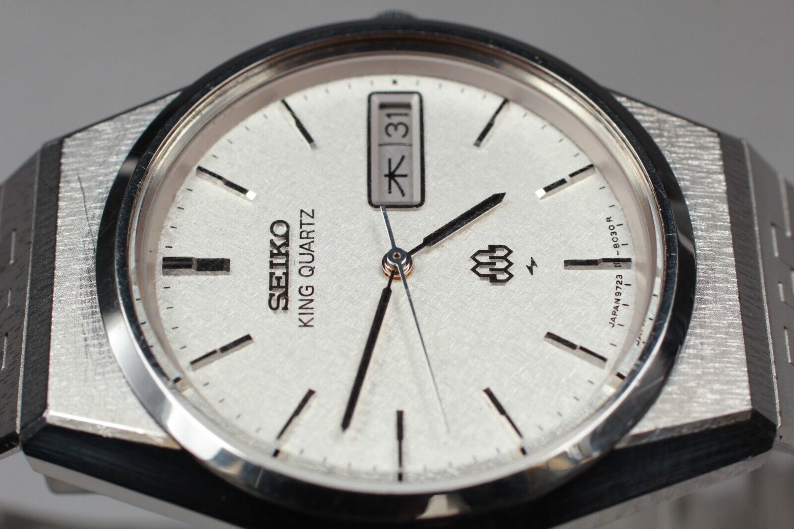 N MINT] SEIKO 9723-8050 KQ KING QUARTZ Men