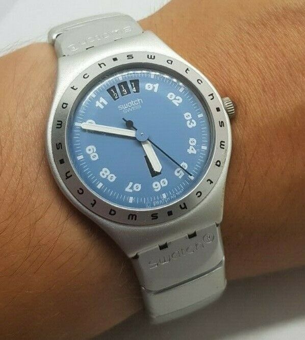 Watch SWATCH swiss Irony Aluminum Limited Edition AG 1997 Made in Italy |  WatchCharts Marketplace