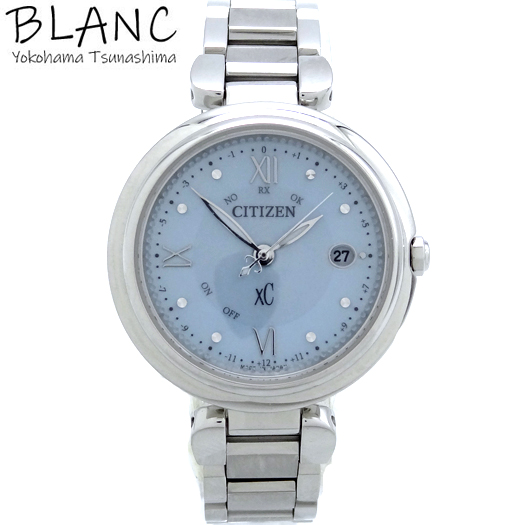 Used] Citizen XC Cross Sea Happy Flight Ms. Collection Water Blue