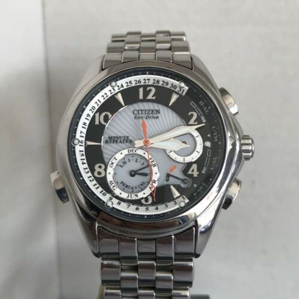 Citizen Men’s Eco Drive Minute Repeater Perpetual Calendar Bracelet