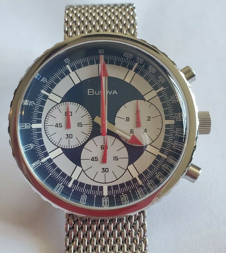 OROLOGIO VINTAGE BULOVA MARINE STAR Cronografo 100M Uomo Quarzo C975505