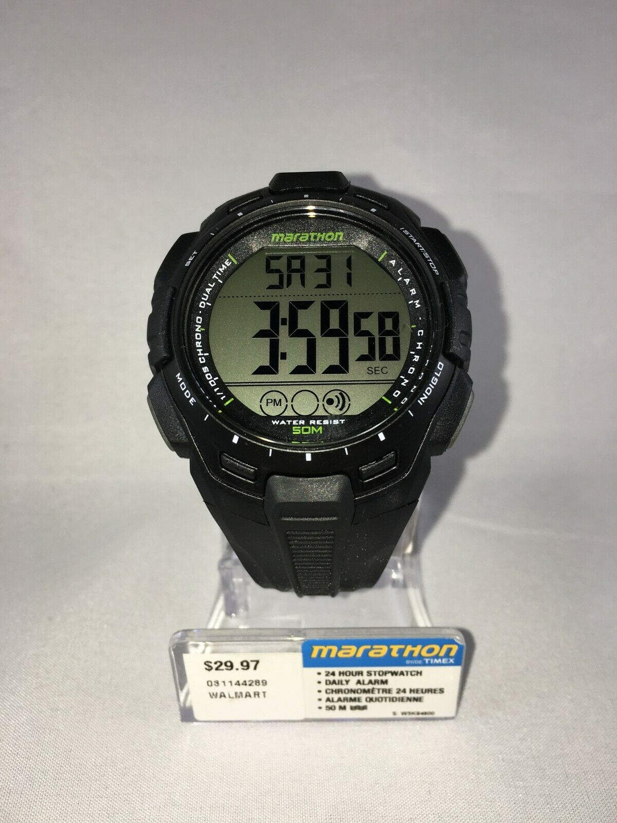 Notice montre discount timex marathon wr50m