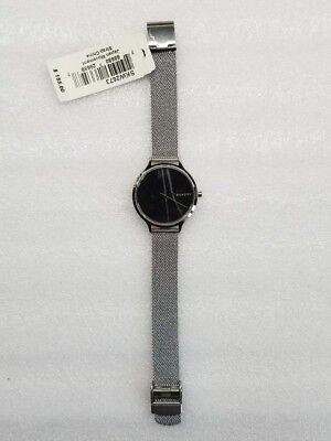 SKAGEN ANITA BLACK MARBLE DIAL MESH STAINLESS STEEL LADIES WATCH