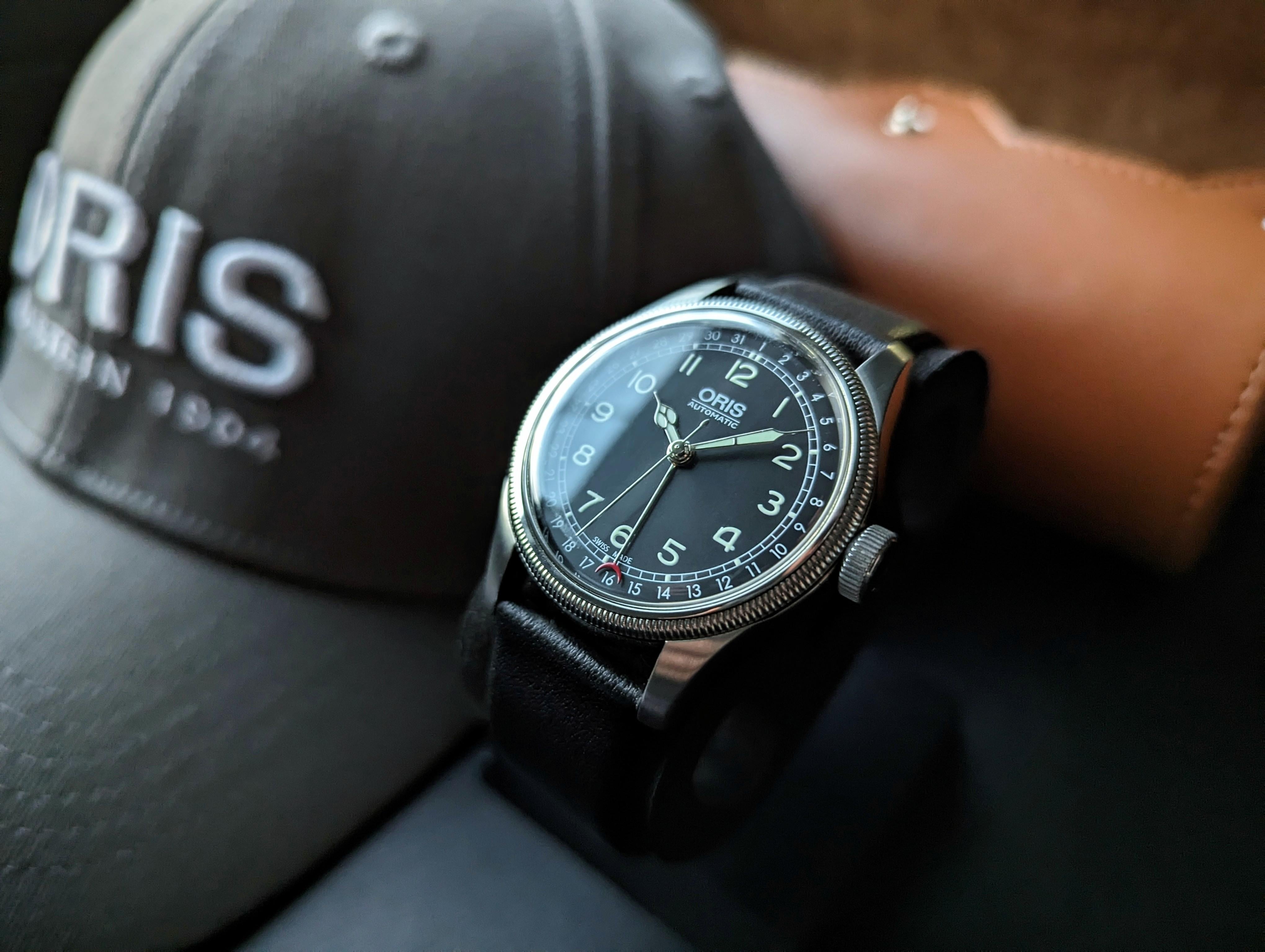 WTS Oris Big Crown Classic Pointer Date Oris Hat Watch Roll