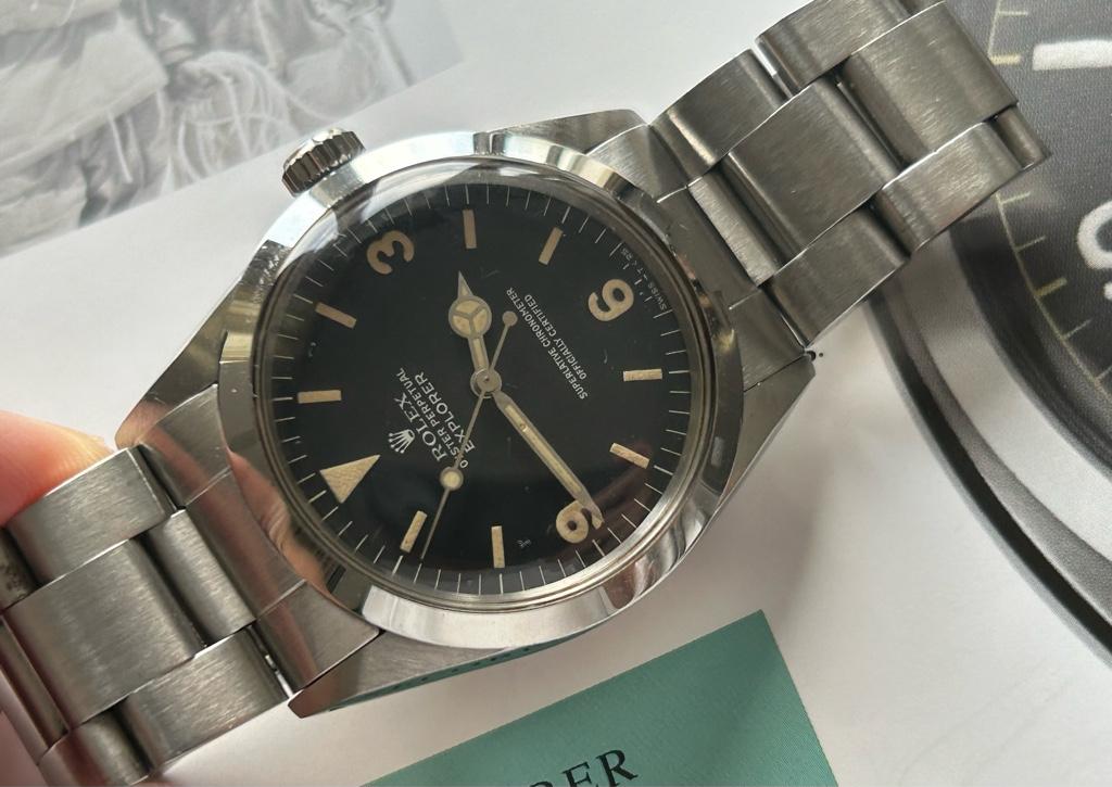 FS Rolex 1016 explorer 1 in service paper WatchCharts Marketplace