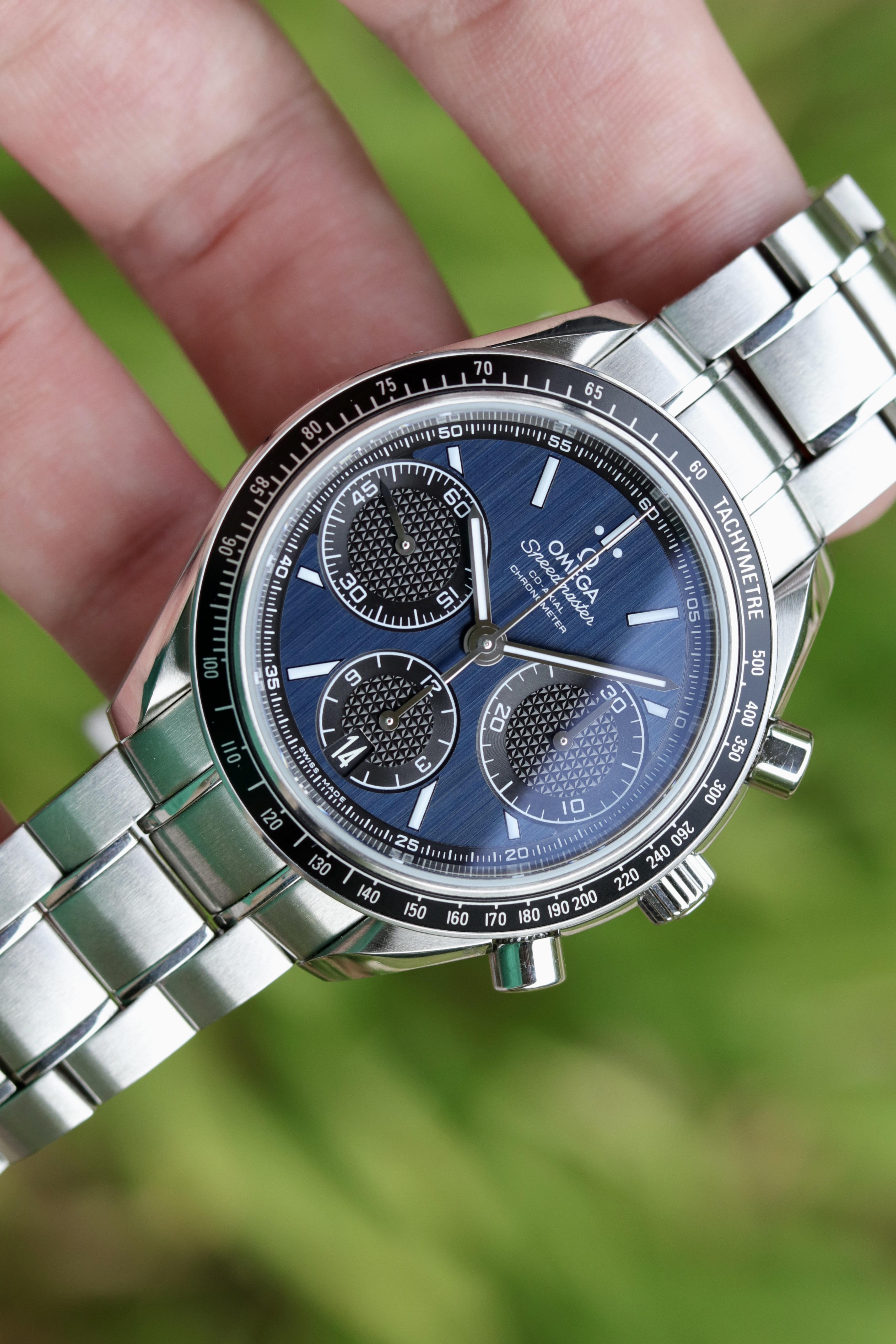 WTS Omega Speedmaster Racing Blue Dial 326.30.40.50.03.001