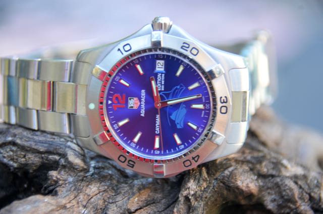 Limited Edition TAG Heuer Aquaracer Cayman Island on Bracelet 695