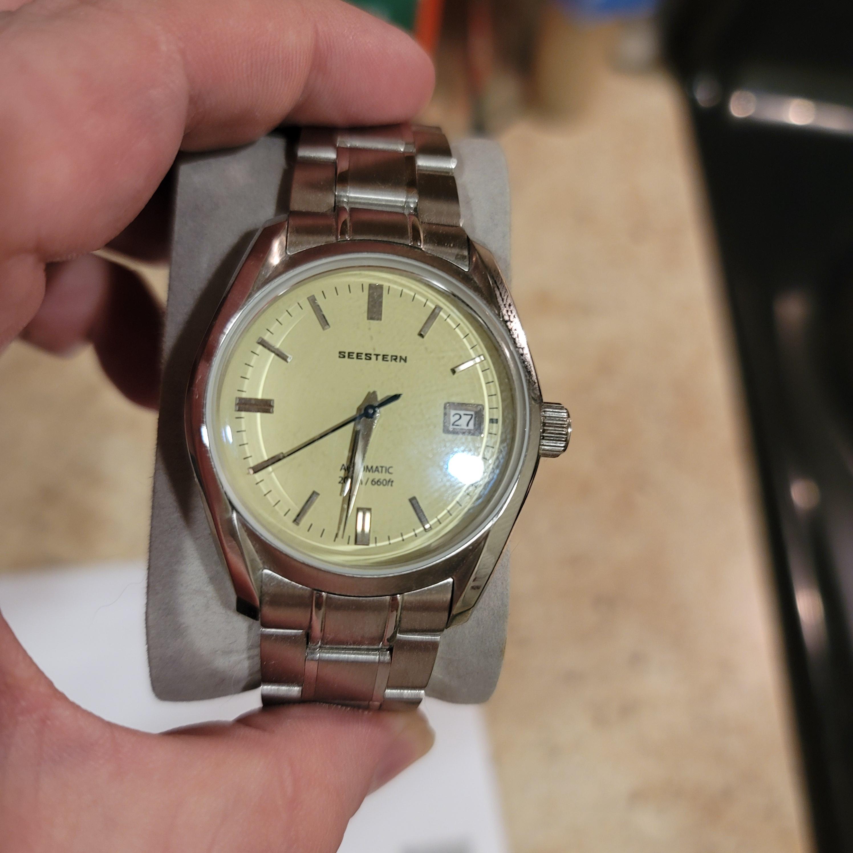 WTS WTT A gorgeous Seestern Grand Seiko homage. WatchCharts