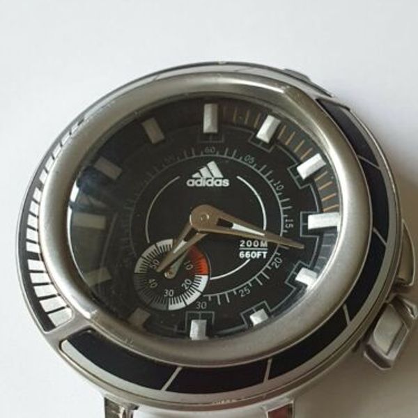 Rare Adidas 200m water resistant ADP1019 model watch new battery on. WatchCharts Marketplace