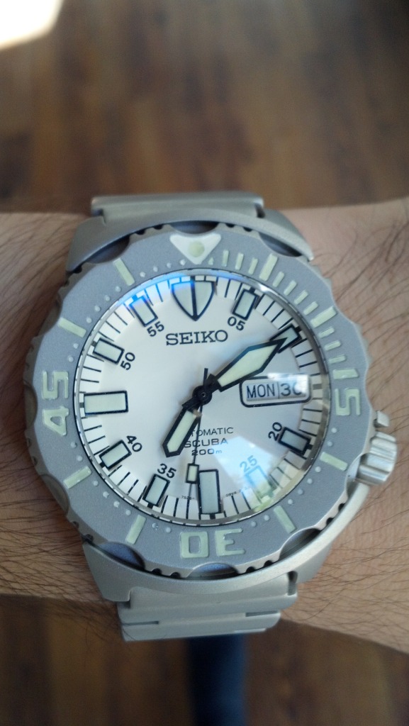 Seiko white clearance monster