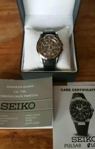 Seiko Premier SPC053P1 Chronograph Perpetual Calender 7T86