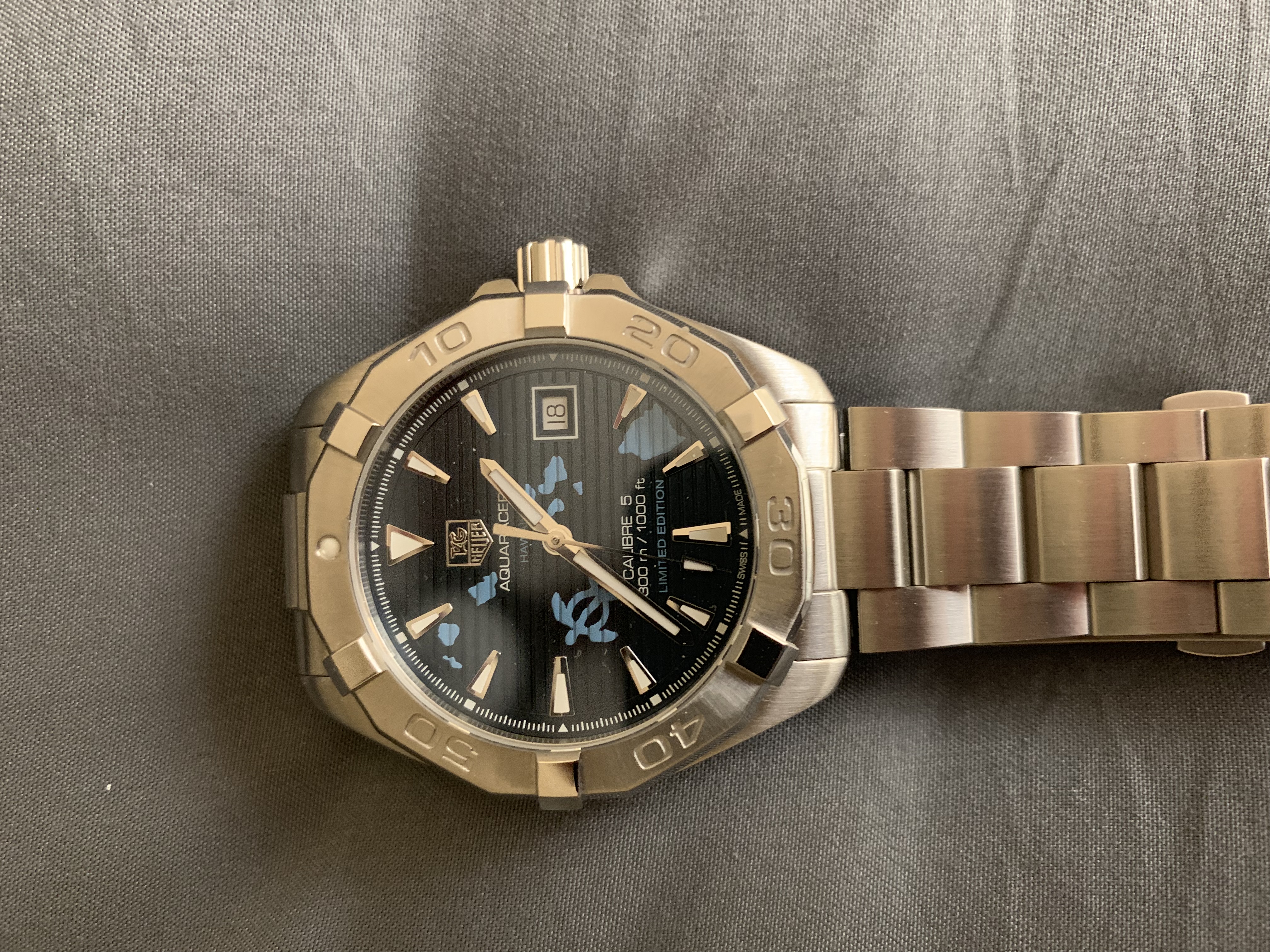 Tag heuer aquaracer discount hawaii limited edition