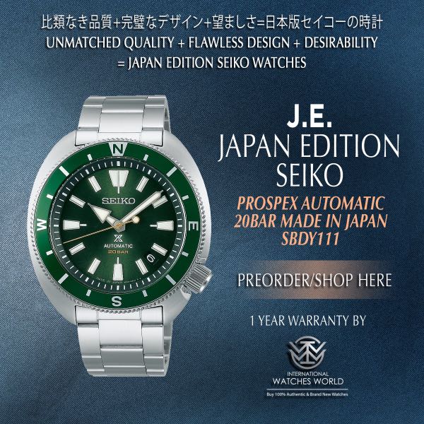 SEIKO JAPAN EDITION PROSPEX FIELD AUTOMATIC 20BAR SARY111 MADE IN