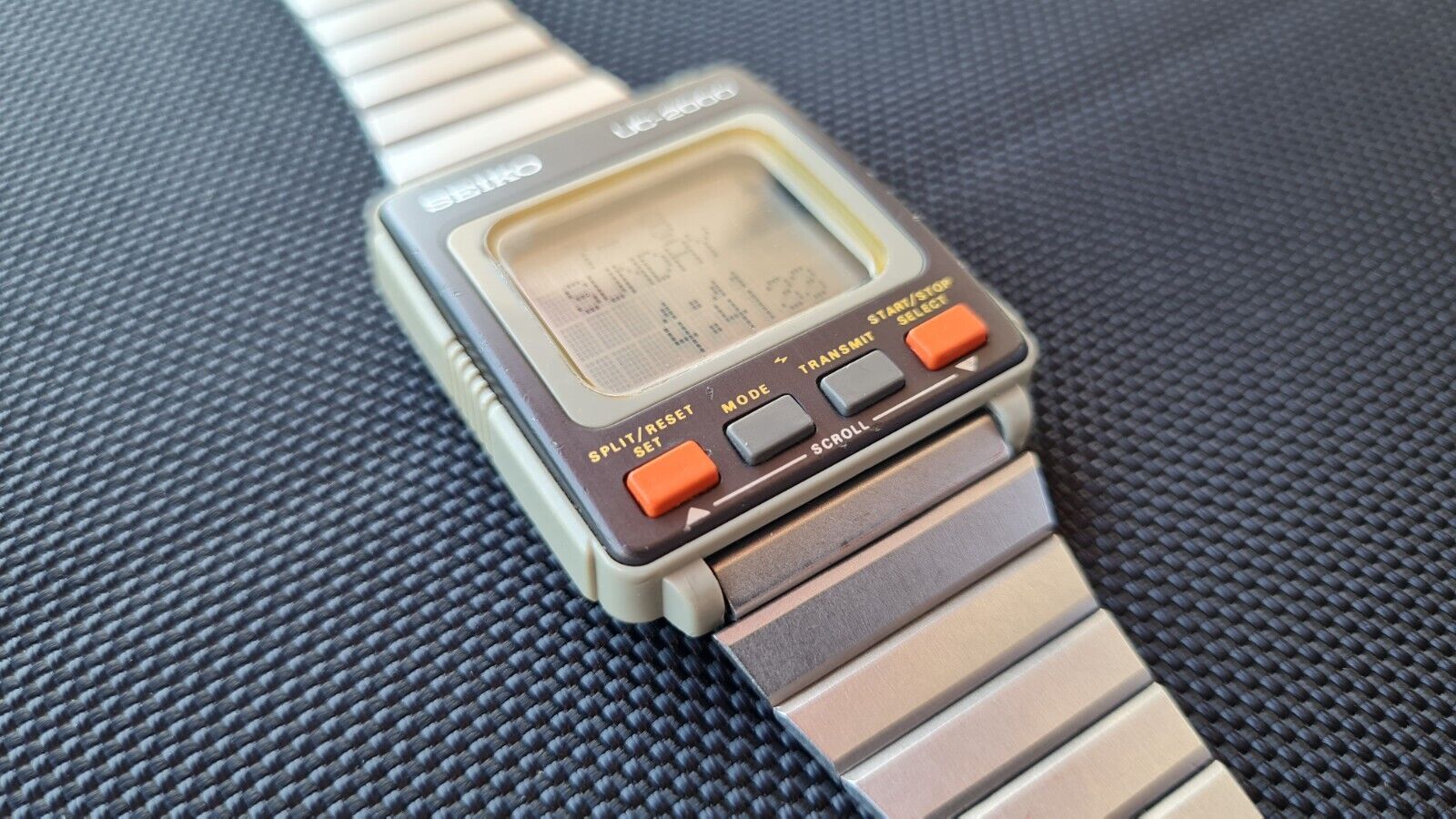 Seiko Wrist Computer UC-2000 UC-2100 Keyboard Digital Working Mans 