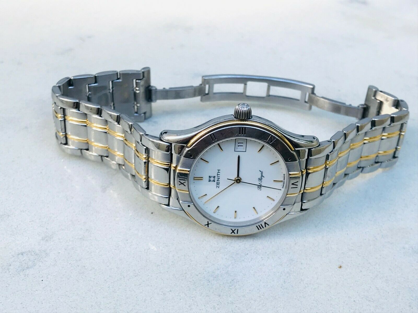 Zenith Port Royal 59.3150.226 Date 2T ALLSS Mens Quartz