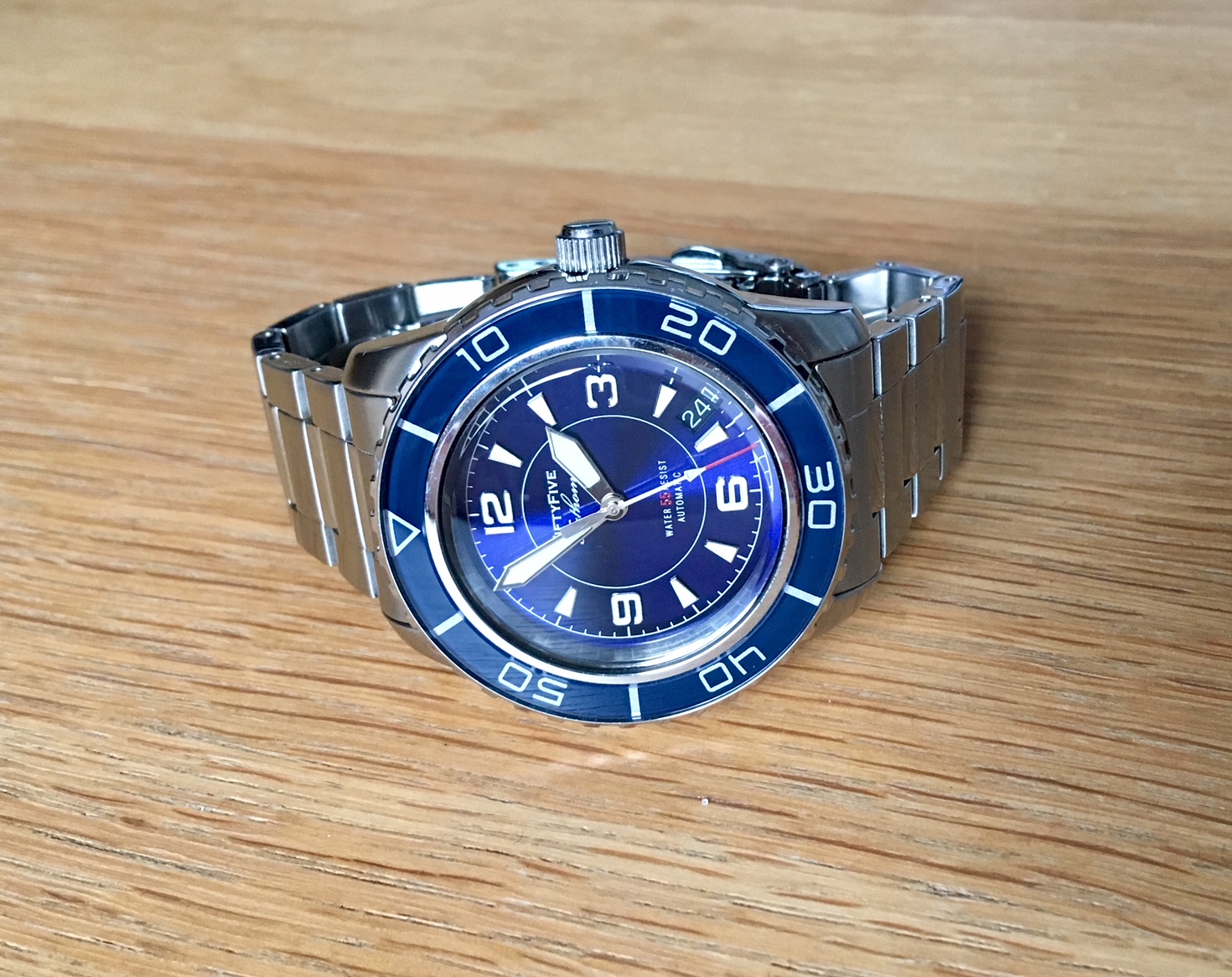 seiko fifty five fathoms blue
