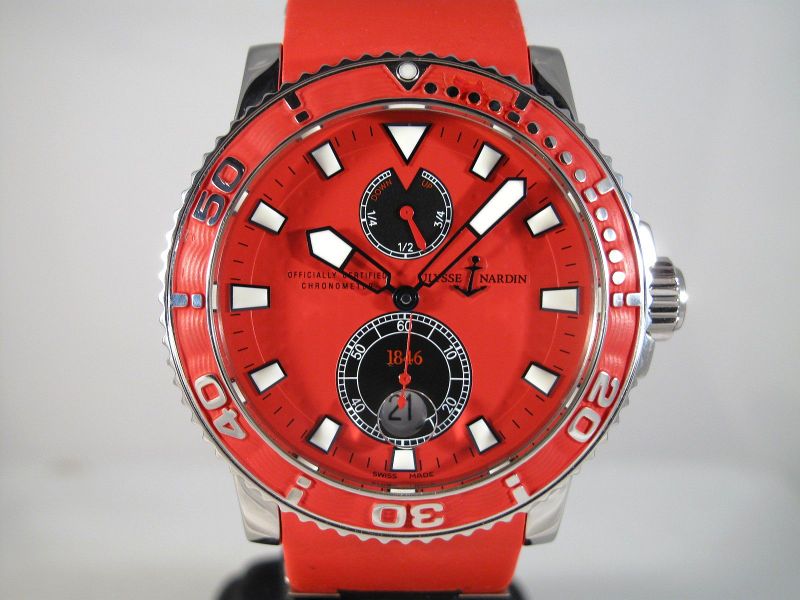 FS Ulysse Nardin Maxi Marine Diver Red Edition 43mm 263 33