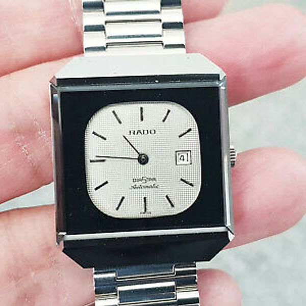 Vintage Rado Silver Diastar Automatic Swiss made 565.0067.3