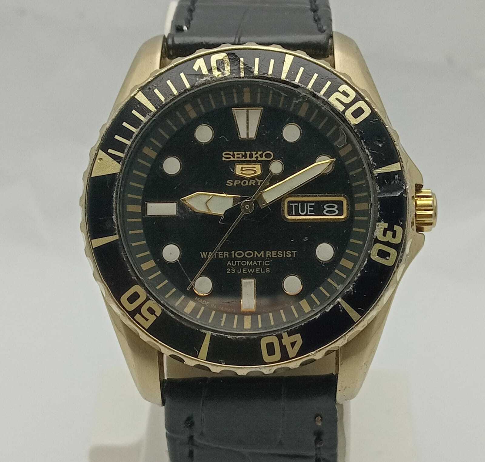 Seiko 5 Sports Automatic 7S36-03C0 Diver 100M Vintage Men's Watch |  WatchCharts Marketplace