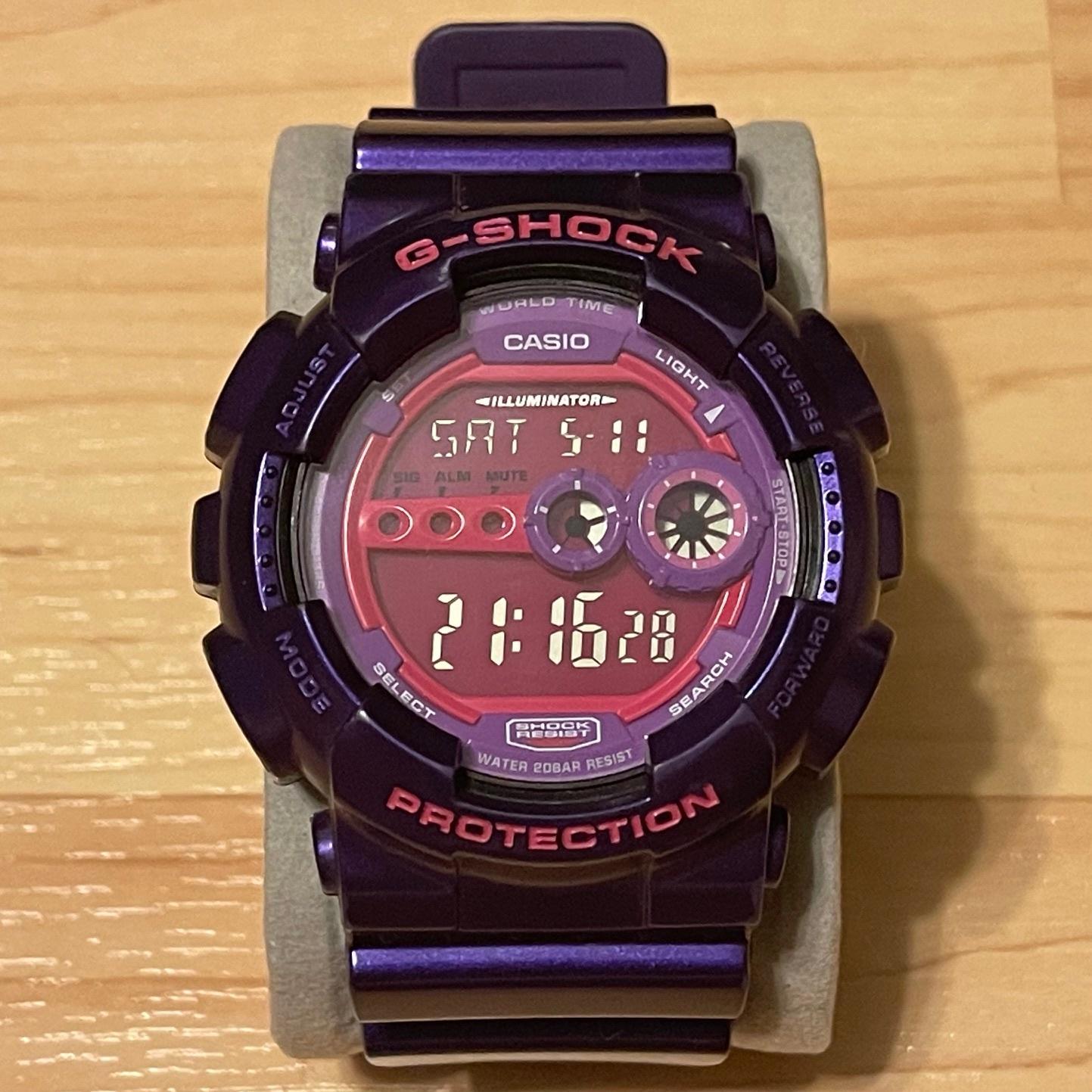 WTS] Casio G-Shock GD-100SC-6 Crazy Colors Series Purple Digital 