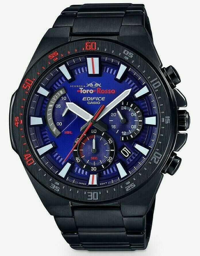 Edifice EFR 563TR 2AER Scuderia Toro Rosso LTD EDT Watch Branded Wallet NEW WatchCharts