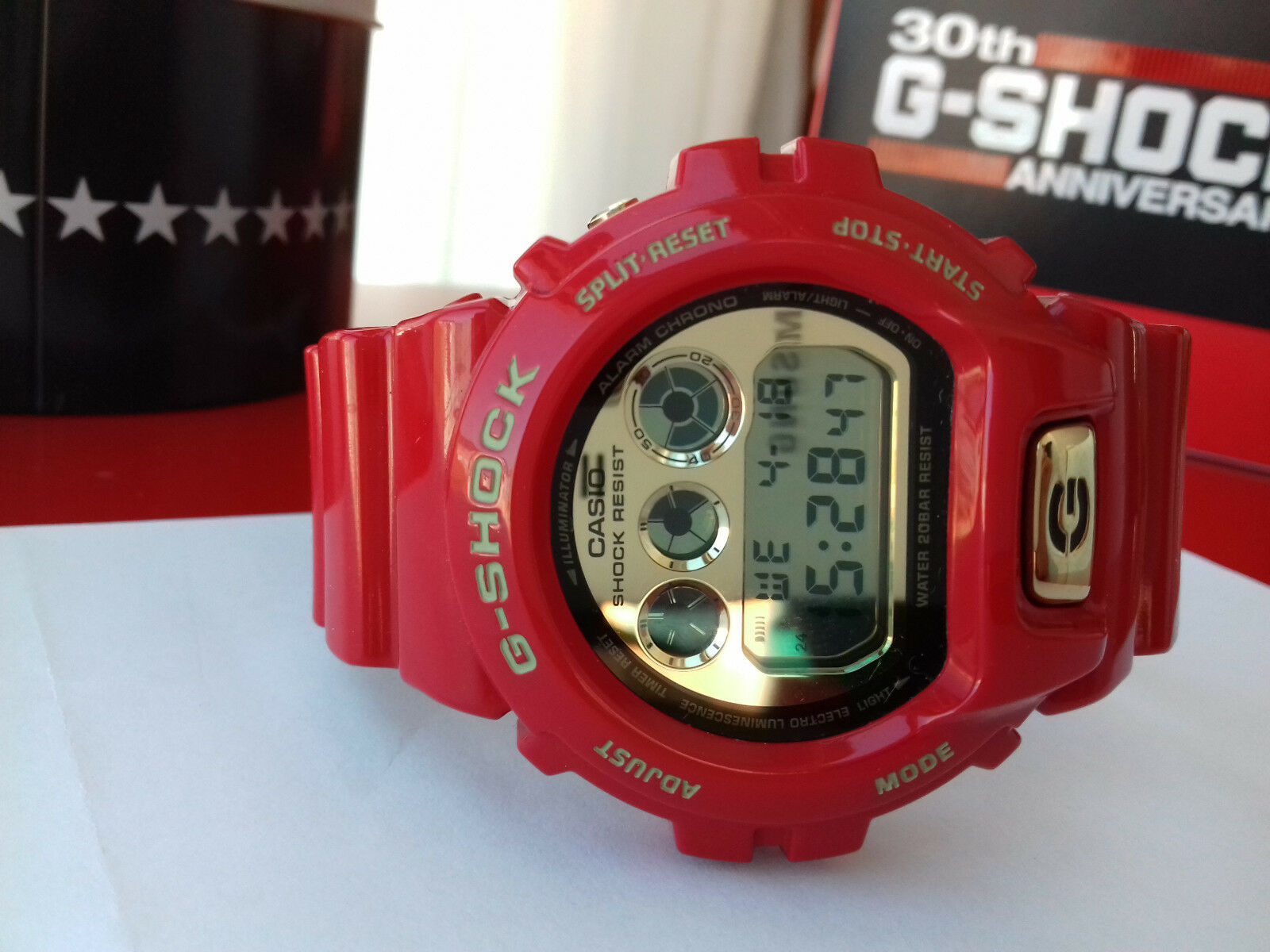 Casio G Shock DW-6930A-4ER 30th Anniversary Rising Rot Limited