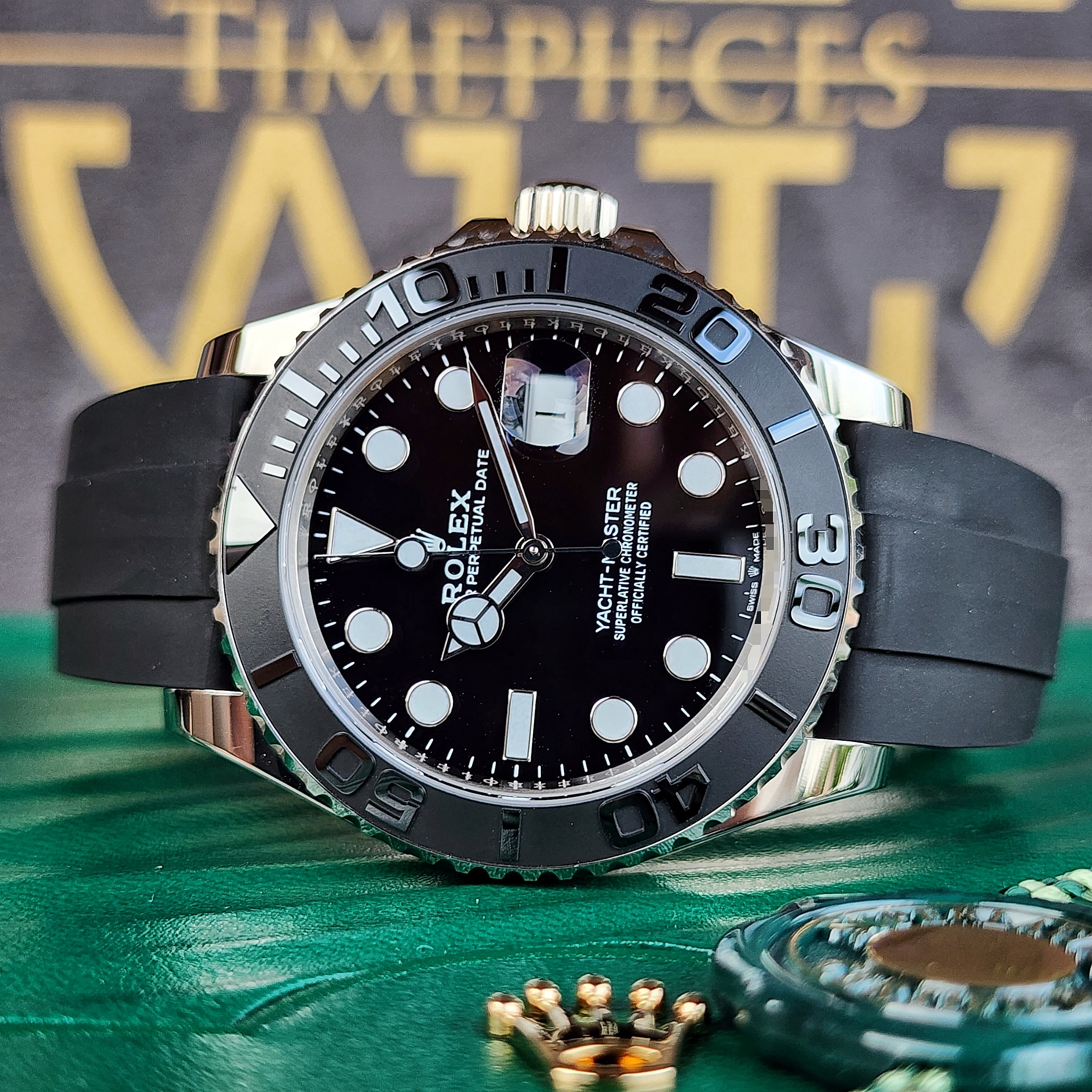 WTS WTT 2022 MINT ROLEX YACHT MASTER 42MM 18k WHITE GOLD