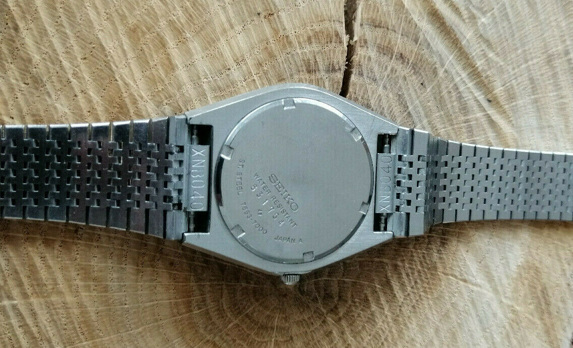 【キンモクセイ】 Seiko Lord Quartz 7853-7000 from 03/1978, high end, vintage, Kanji
