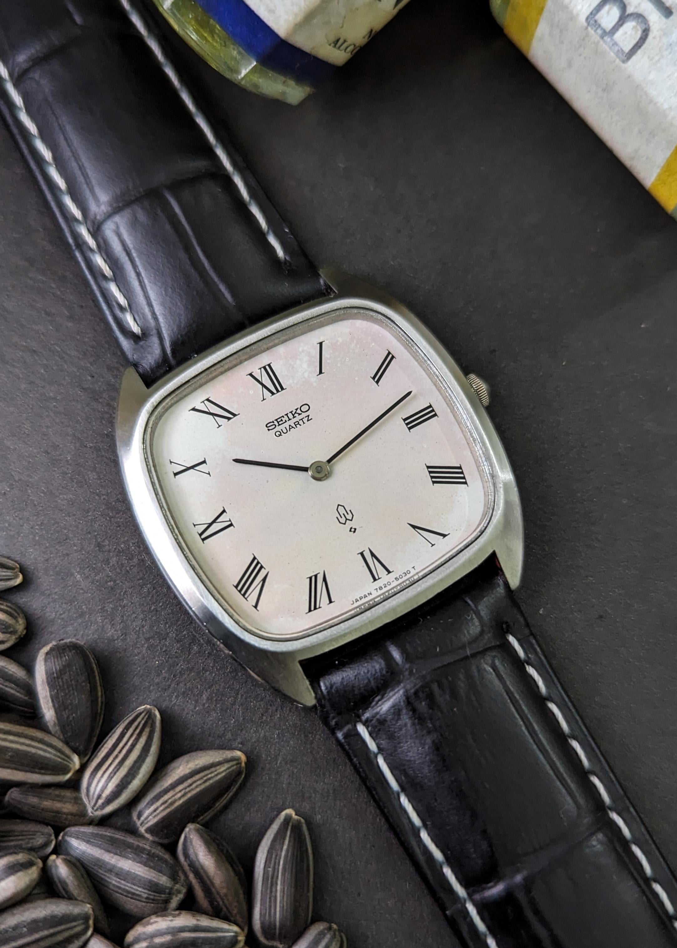 WTS] SEIKO Salmon Patina ???? -Ref.7820-5020 - TV Case ???? Roman 