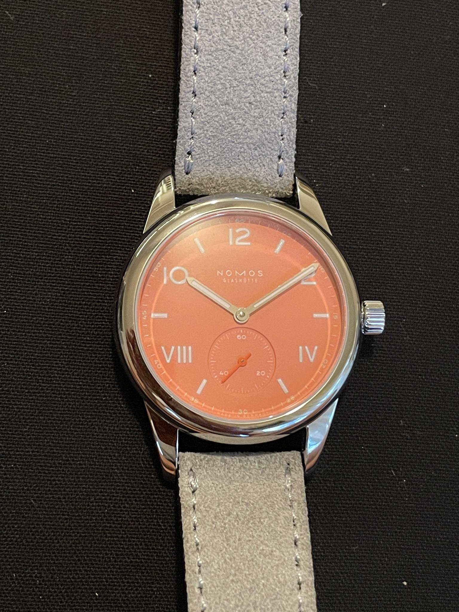 Club Campus 38 Cream Coral — NOMOS Glashütte