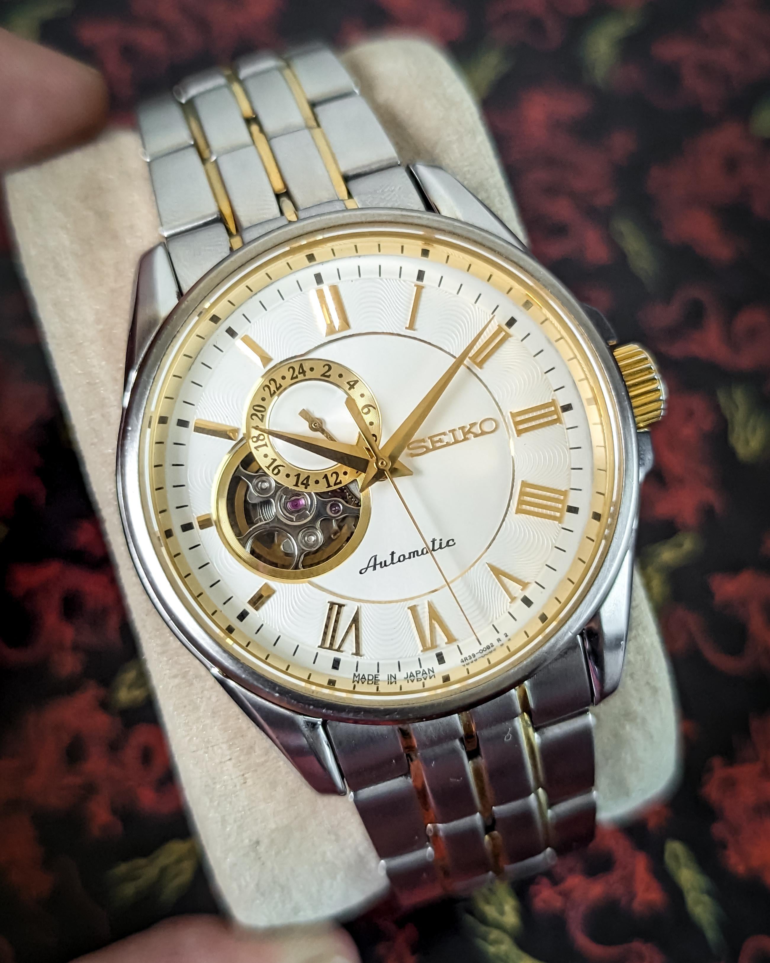 アリセロ WTS] Seiko Presage – 4R39-00B2 – ⚙️ Open Heart Dial