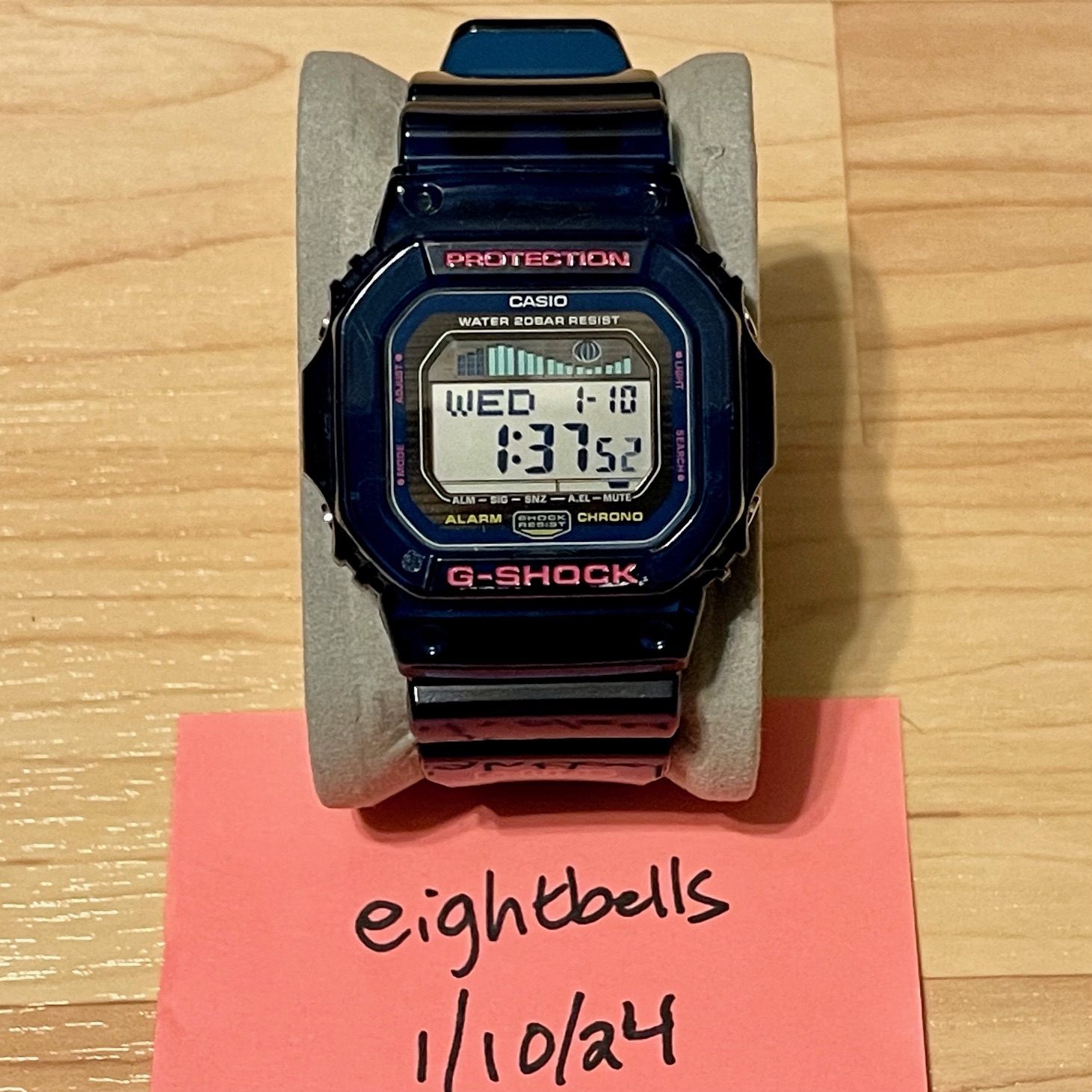 WTS] Casio G-Shock GLX-5600C-2 Blue Jelly Surf G-Lide Tide & Moon 