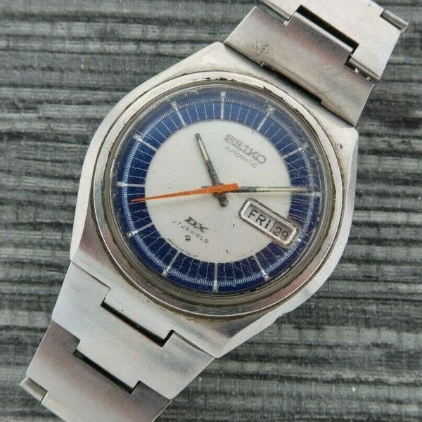 Vintage 6106-8629 Seiko DX 17 Jewel Automatic Men's Wristwatch ...