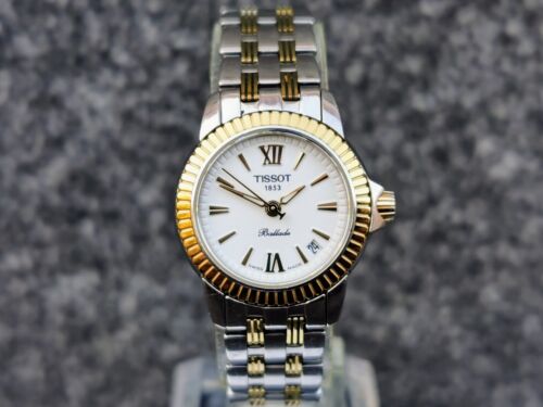 1990 s TISSOT Ballade Swiss Two Tone Stainless Steel Bracelet