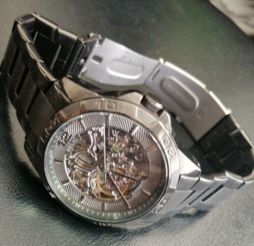 Relic Men s Watch ZR11853 Automatic Gunmetal Black Stainless Steel