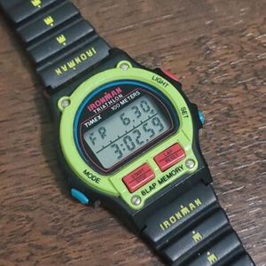 RARE Timex Ironman Triathlon Ladies/Womens/Unisex Watch Red/Teal Indiglo Vintage Vintage 1998 Timex Ironman Triathlon Women main image 2