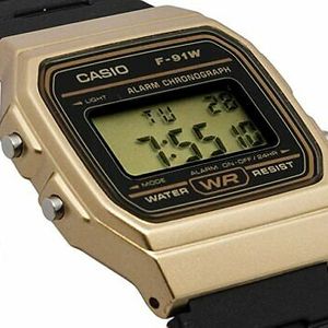 Casio Armbanduhr Unisex Digital Quarzwerk Classic Uhr Schwarz Gold Unvollstandig Watchcharts