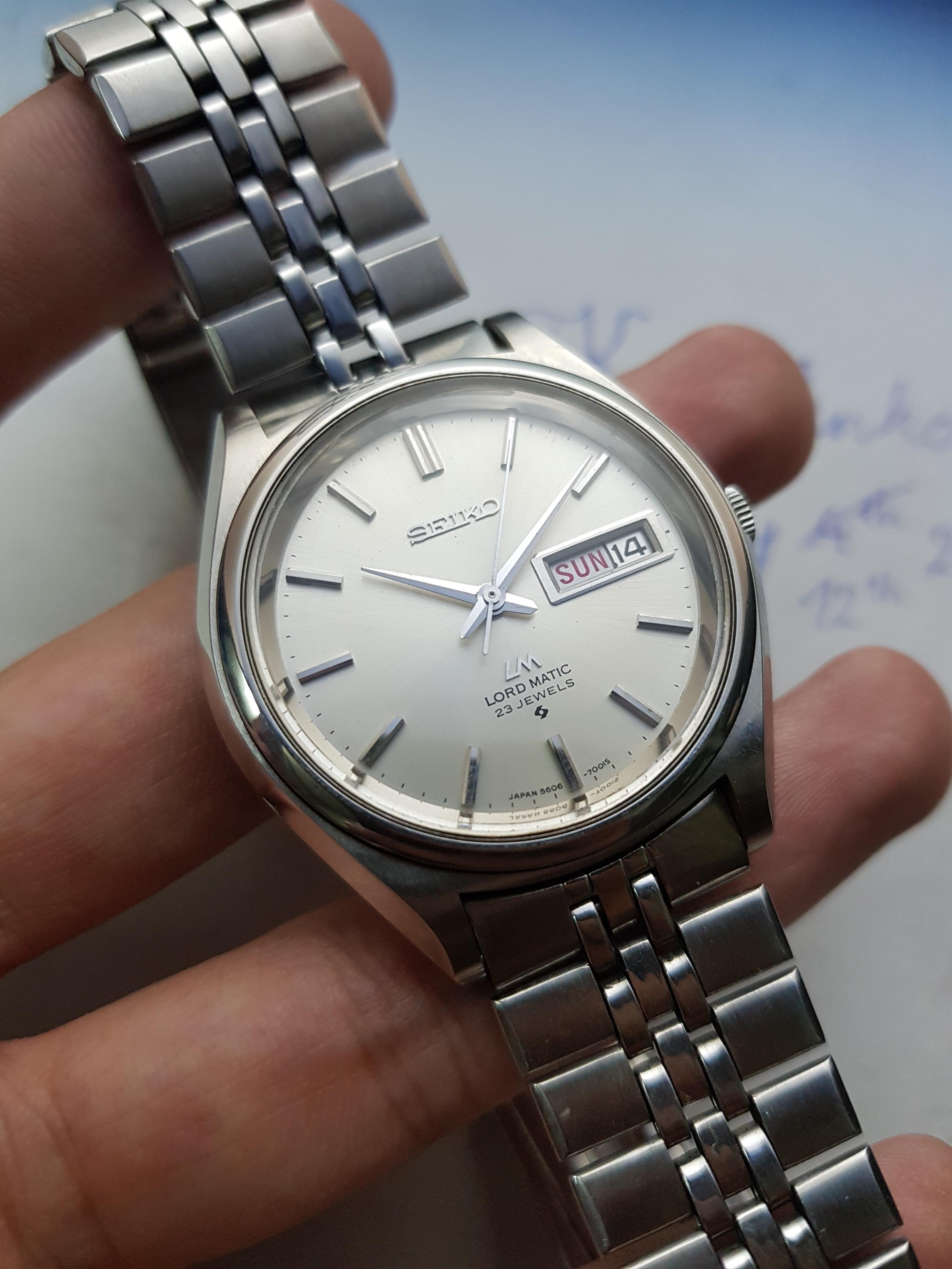 seiko lord matic 5606 25 jewels