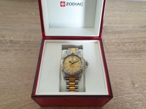 ZODIAC Professional 200M Two Tone Diver Quartz Watch Ref. 206.12