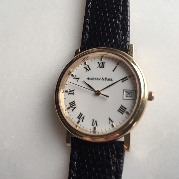 [WTS] Austern and Paul 14k solid yellow gold dress watch | WatchCharts