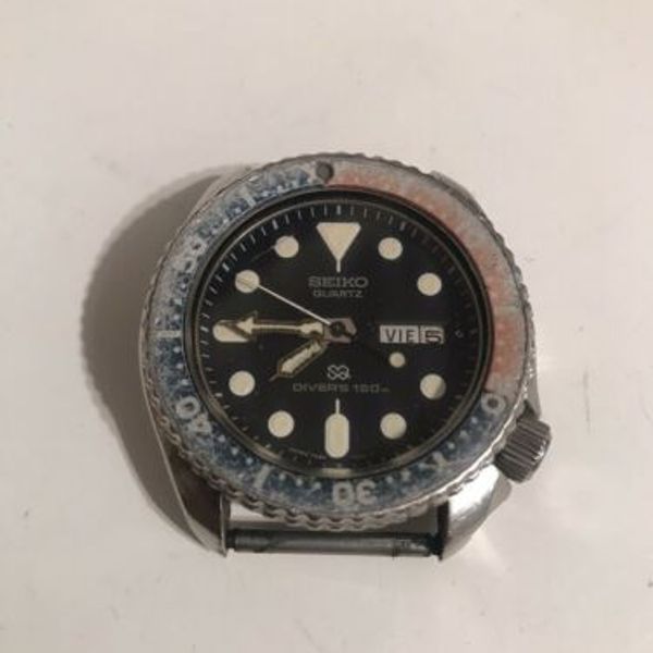 Rare Seiko Automatic Divers Men's 5 Jewels Day Date Watch Works
