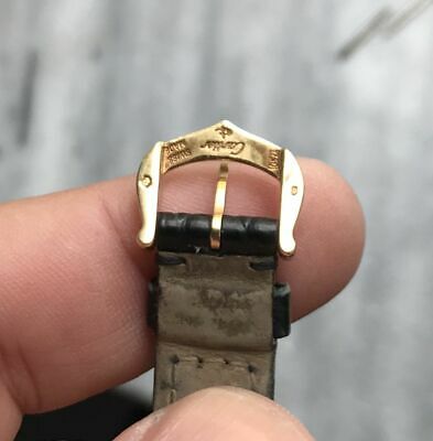 CARTIER Tank Americaine 2482 solid 18K gold quartz watch working