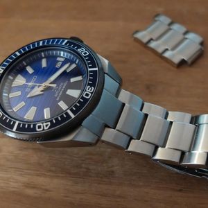 Seiko Solar Scuba 200m Men's Titanium Diver Watch 5K25-0A10 From
