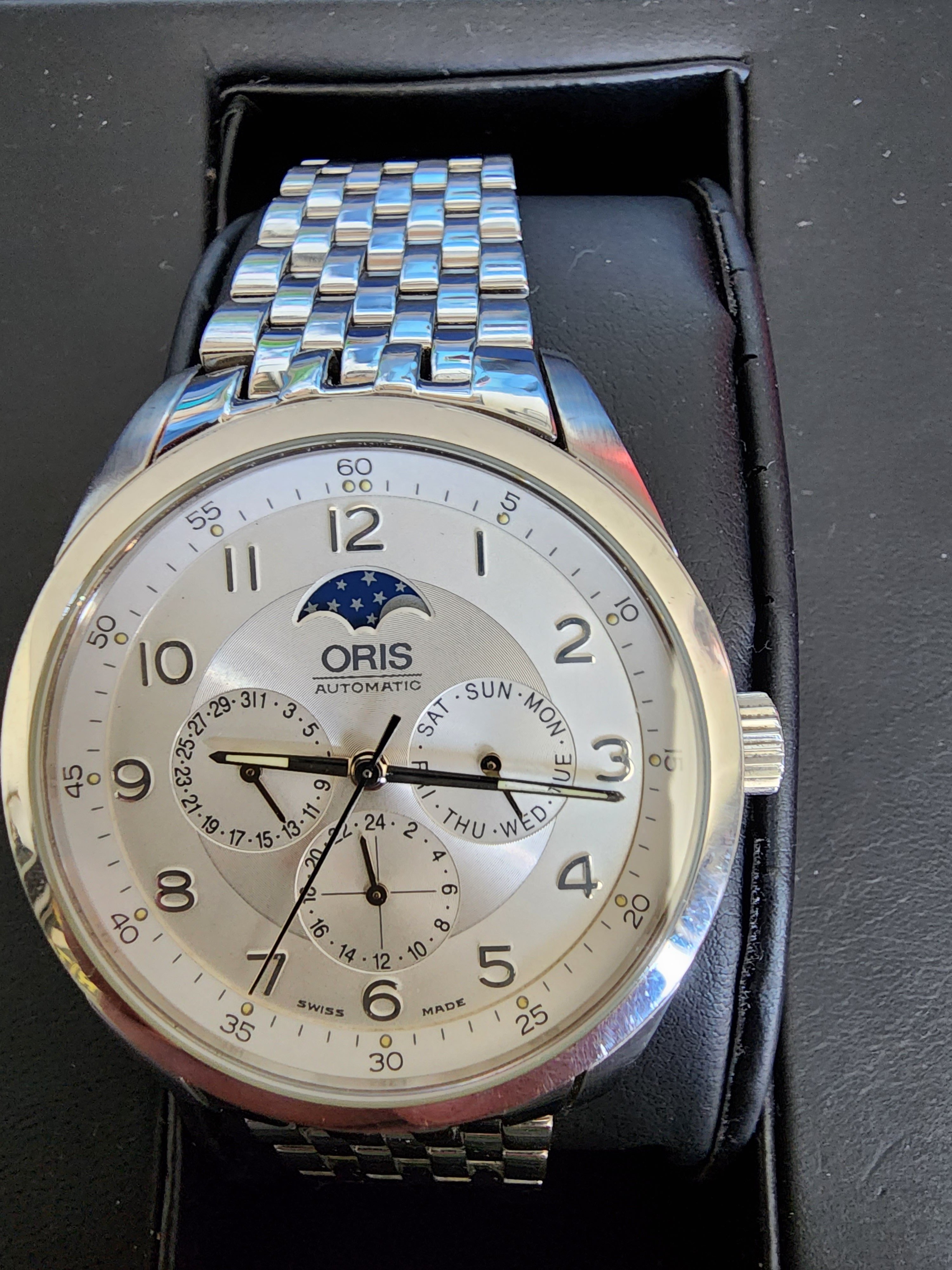 1 100 USD FS Oris Artelier Moonphase Complication. WatchCharts