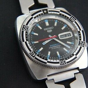 VTGE RARE SEIKO 5 SPORTS RALLY DIVER Ref. 7S36 - 0070 REISSUE WATCH.  SERVICED. | WatchCharts